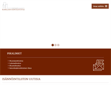 Tablet Screenshot of kareliankiinteistotili.fi